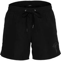 JOOP! Badeshorts Solid Swimshort mit Print auf linkem Bein