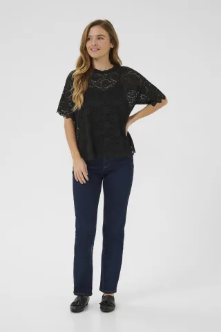 T-shirt Baggy fit Black