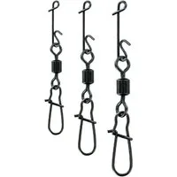 Jenzi Angelwirbel Jenzi No Knot Knotenlos Verbinder mit Karabiner-Wirbel