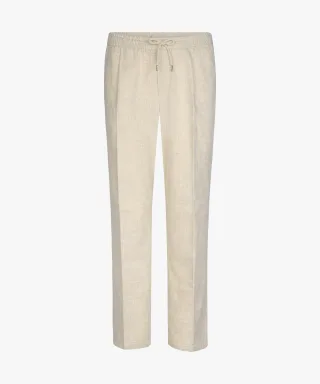 Profuomo - Beige Loose Fit Leinen-Sportcord raw beige - Gr. - 50