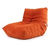 icon Sessel Schwammsofa Raupensitzsack Relaxsessel XXL aus Chenille "Enzo", Schaumstoff Füllung, für Wohnzimmer, für Schlafzimmer