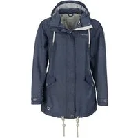 Dry Fashion Funktionsmantel Bansin Damen Regen-Mantel Bansin - Funktionsjacke Regenjacke wasserdicht