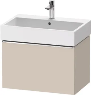 Duravit D-Neo Waschtischunterbau wandhängend Taupe Matt 684x442x440 mm - DE4272010910000 DE4272010910000