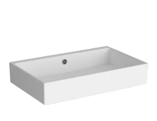 VitrA ArchiPlan Waschtisch Compact 60 x 38 cm rechteckig ohne Hahnloch,7404B403-0012 7404B403-0012