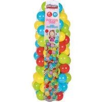 Lemodo Bällebad-Bälle 50 Stk. Spielbälle mit 9 cm Durchmesser in metallic oder bunt (50-St), 50 Stück, 9 cm Durchmesser, fördern die motorischen Fähigkeiten