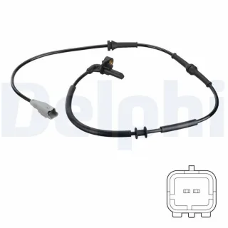 Delphi ABS-Sensor hinten links Citroen Berlingo Xsara Peugeot Partner SS20761