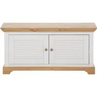 OTTO home Schuhbank Ayanna, Sitzbank aus massiver Kiefer, FSC®, Breite 110 cm, Sitzhöhe 53 cm