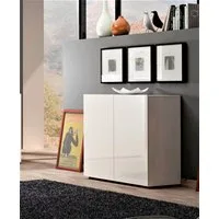 Home affaire Sideboard MISTER, Kommode, Lowboard, Breite 90 cm, Made in Italy, Korpus und Fronten komplett Hochglanz lackiert