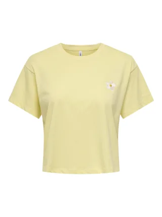 ONLY - T-Shirt - Onlbrianna gelb - Gr. - S