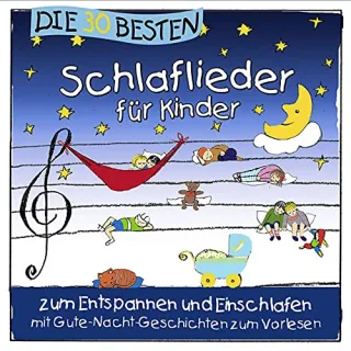 Die 30 besten Schlaflieder für Kinder - zum Entspannen und Einschlafen [Audio CD] Simone Sommerland Karsten & die Kita-Frösche Glück