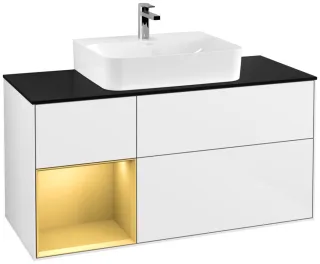 Villeroy & Boch Waschtischunterschrank Finion F16 1200x603x501mm WT mittig, F162HFGF F162HFGF