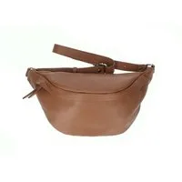 ITALYSHOP24 Bauchtasche DAMEN LEDER CROSSOVER Gürteltasche Hüfttasche CrossBody Brusttasche, SLING Bodybag Schultertasche Umhängetasche für Reise Freizeit Urlaub