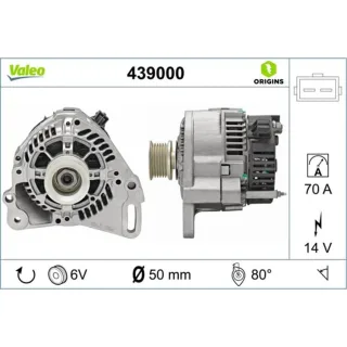 Valeo Generator Seat Skoda VW 439000
