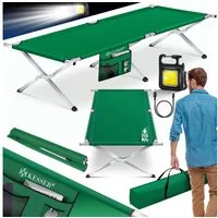 KESSER Bett, Campingbett Klappbett Inkl.Tragetasche und Seitentasche Stab