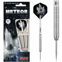 BULL'S Dartpfeil Steeldart Meteor MT4, 80% Tungsten, 22g. Silber, Komplettsatz