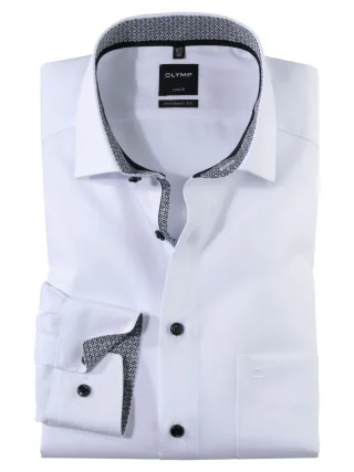 OLYMP - Modern Fit: Hemd weiß - Gr. - 38