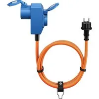 Goobay GOOBAY CEE-Adapterkabel 76222, 1,5 m, Schutzkontakt Stecker zu CEE-+ CEE-Adapterkabel