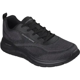Skechers Track Pohlter Textil Herren schwarze Sneakers