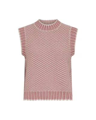 msch copenhagen - MSCHPilla Vest oatmeal f rose - Gr. - L