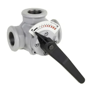 Honeywell Dreiwege-Mischer DR20MA DR20 MA, Kvs 6,3, Muffenausführung, PN 6, Grauguss