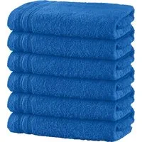 Erwin Müller Handtuch Handtuch "Heidelberg" 6er-Pack, Frottier, Walk-Frottier Uni