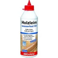 decotric® Bastelkleber Holzleim D3 500 g wasserfest Holzkleber weiß