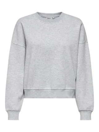 ONLY - ONLBEST L/S CREW NECK SWT Light Grey Melange - Gr. - S