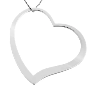 Orphelia 'Becky' Damenkette mit Anhänger aus 925er Sterlingsilber – Silber ZK-7193