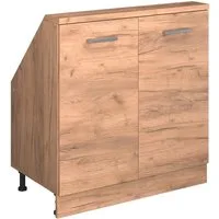 Vicco Kommode Rion, Goldkraft Eiche/Goldkraft Eiche, mit 2 Türen (1 St)