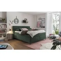 set one by Musterring Boxspringbett Fairfield, mit Metallfuß schwarz, Wendematratze, Breite 160 oder 180 cm