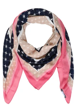 Betty Barclay - Tuch mit grafischem Allover-Muster beige