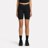 Reebok Bikerhose RIB BIKE SHORT/BLACK Bikerhose-Schnitt, mit Elasthan-Anteil, aus Polyester und Elasthan