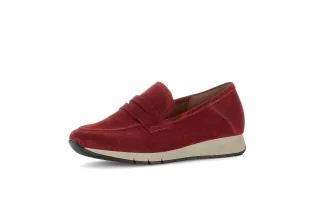 pius gabor - Slipper Rauleder rot rot - Gr. - 6 UK