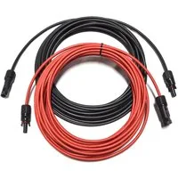smartEC Solarkabel Verlängerungskabel 4 - 6mm² mit Stecker 2x 8m 6mm² Solarkabel, Außendurchmesser 5,2mm (800 cm), Kabeltyp H1Z272-K IP68 Verlängerungskabel 5-30 Meter