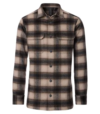 CASAMODA - Hemdjacke braun - Gr. - L