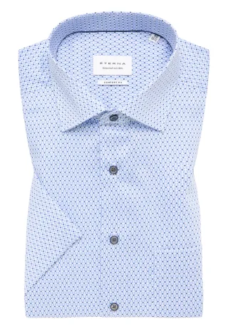 ETERNA - Hemd Twill Kurzarm hellblau - Gr. - 41