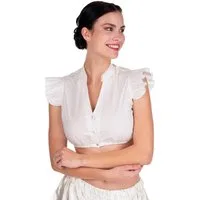 Spieth & Wensky Dirndlbluse Dirndlbluse - DARLEE - creme, schwarz