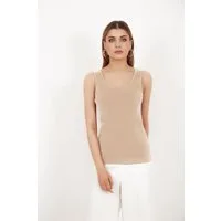 Vivienne Fashion Tanktop Tulipe Vivieene hochwertiges Damen Top mit Innenfutter