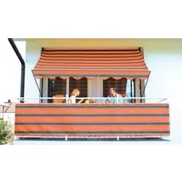 Angerer Freizeitmöbel Klemmmarkise orange-braun, Ausfall: 150 cm, versch. Breiten