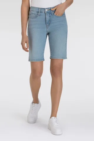 Levis Shorts "SHAPING BERMUDA" Sommerhose im Five-Pocket Style