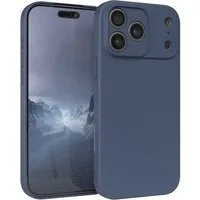 EAZY CASE Handyhülle für Apple iPhone 17 Pro Max Hülle Silikon 6,9 Zoll, Handy Softcase mattierte Silikonhülle Back Cover Soft Blau / Petrol