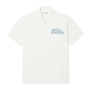 Lacoste - "L.12.12" Poloshirt für Herren, Bio-Baumwolle, kurzärmlig (Cremefarbe)