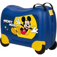 Samsonite Kinderkoffer DREAM2GO DISNEY, MICKEY HAPPY, 4 Rollen, aus Polypropylen, mit Haltegurt, mit Kreuzspannbändern im Hauptfach