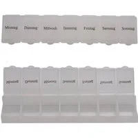 Osma Pillendose Pillenbox Pillendose Tablettenbox Medikamentenbox, Pillen, Box, Dose, 7 Tage Woche