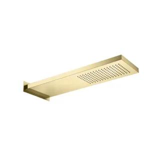Herzbach LIVING SPA Wand-Regenbrause 30.661700.1.03 537x165mm PVD Gold