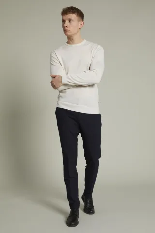 Strickpullover Margrate Gerade Passform offwhite