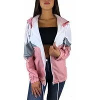 Worldclassca Windbreaker Worldclassca Damen Windbreaker Festival Jacke 90s Blouson Regen Kapuzenjacke Sport Hoodie Übergangsjacke Wasserabweisend XS-XL