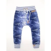 Land-Juwelen Jerseyhose JEANSLOOK BLAU schmale Hose