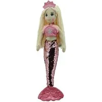 Sweety-Toys Meerjungfrauenpuppe Sweety Toys 11889 Stoffpuppe Meerjungfrau Prinzessin 70cm rosa