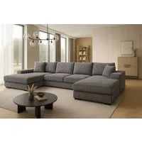 A&J MöbelLand GmbH Ecksofa VIENA 328x182 cm mit Schlaffunktion, Bonellfederkern und Bettkasten, TOP ANGEBOT!